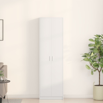 Dulap Alb 55x25x189 cm Lemn Engineered - Img 1