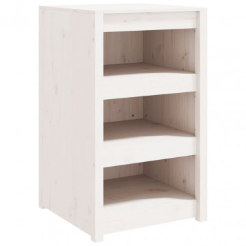 Dulap bucătărie de exterior, alb, 55x55x92 cm, lemn masiv pin - Img 2