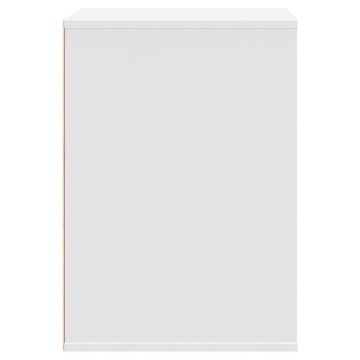 Dulap colț cu sertare alb 60x41x58 cm lemn prelucrat - Img 5