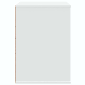 Dulap colț cu sertare alb 80x41x58 cm lemn prelucrat - Img 5