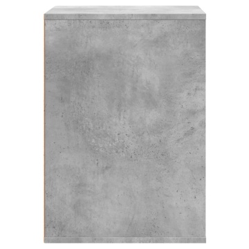 Dulap colț cu sertare gri beton 60x41x58 cm lemn prelucrat - Img 5