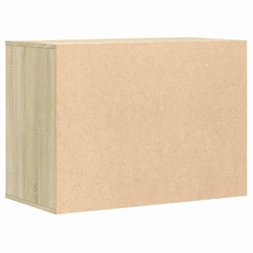 Dulap colț cu sertare stejar sonoma 80x41x58 cm lemn prelucrat - Img 6