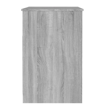 Dulap cu sertar, sonoma gri, 40x50x76 cm, lemn prelucrat - Img 6