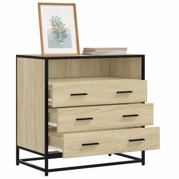 Dulap cu sertare, stejar sonoma, 70x41x70 cm, lemn compozit - Img 1