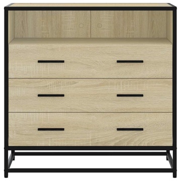 Dulap cu sertare, stejar sonoma, 70x41x70 cm, lemn compozit - Img 4