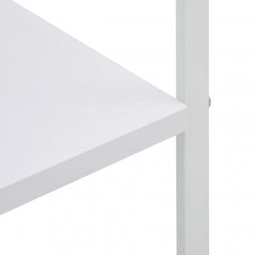 Dulap cuptor microunde, alb, 60x39,6x123 cm, lemn prelucrat - Img 5