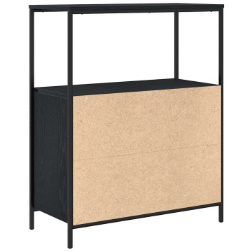Dulap de baie cu rafturi Stejar negru 76,5x35x95 cm - Img 7