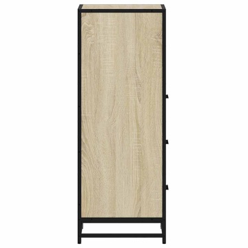 Dulap de baie stejar Sonoma 35x37,5x100 cm lemn prelucrat - Img 6