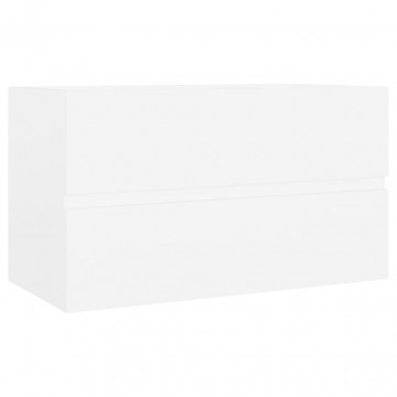Dulap de chiuvetă, alb, 80x38,5x45 cm, PAL - Img 2