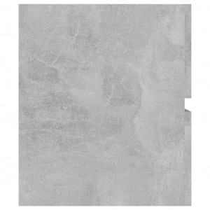 Dulap de chiuvetă, gri beton, 90x38,5x45 cm, PAL - Img 5
