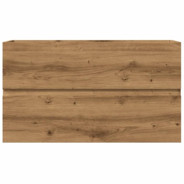 Dulap de chiuvetă stejar artizanal 90x38,5x45 cm lemn prelucrat - Img 4
