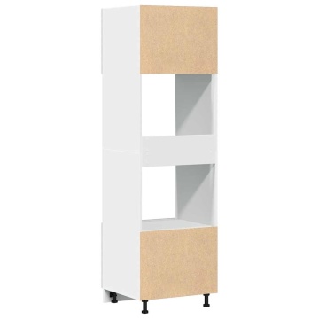 Dulap de cuptor cu microunde, gri beton, 60 x 57 x 207 cm, PAL - Img 6