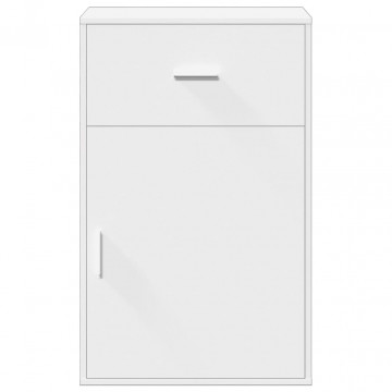 Dulap de depozitare, alb, 56,5x39x90 cm, lemn prelucrat - Img 8