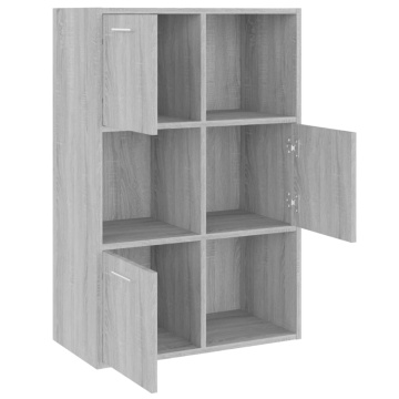 Dulap de depozitare, gri sonoma, 60x29,5x90 cm - Img 5