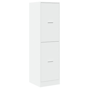 Dulap de farmacie, alb, 40x41x144,5 cm, lemn prelucrat - Img 3
