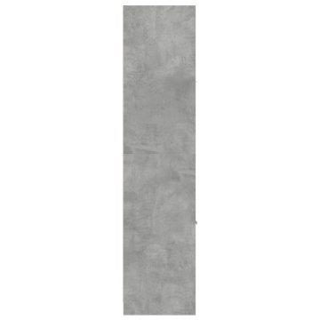 Dulap de farmacie, gri beton, 30x41x174,5 cm, lemn prelucrat - Img 5