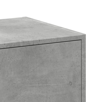 Dulap de farmacie, gri beton, 30x41x77,5 cm, lemn prelucrat - Img 7