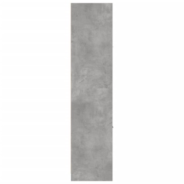 Dulap de farmacie, gri beton, 40x41x174,5 cm, lemn prelucrat - Img 5