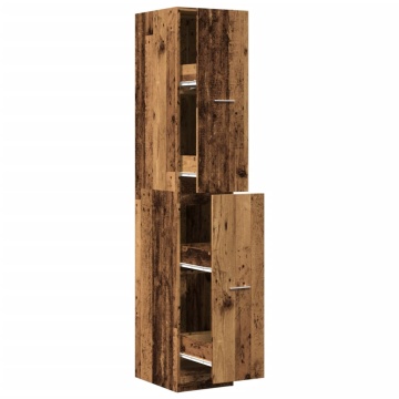 Dulap de farmacie, lemn vechi, 30x41x174,5 cm, lemn prelucrat - Img 2