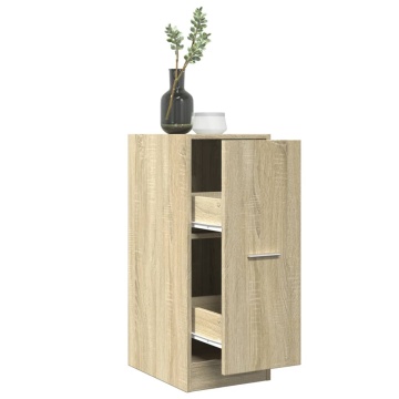 Dulap de farmacie, stejar sonoma, 30x41x77,5 cm lemn prelucrat - Img 1