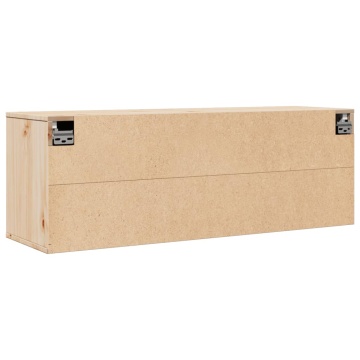 Dulap de perete, 100x30x35 cm, lemn masiv de pin - Img 6