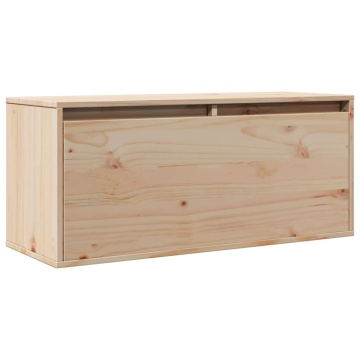 Dulap de perete, 80x30x35 cm, lemn masiv de pin - Img 2