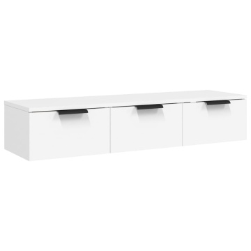 Dulap de perete, alb, 102x30x20 cm, lemn compozit - Img 2