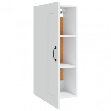 Dulap de perete, alb, 35x34x90 cm, lemn prelucrat - Img 6