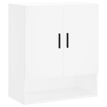 Dulap de perete, alb, 60x31x70 cm, lemn compozit - Img 2
