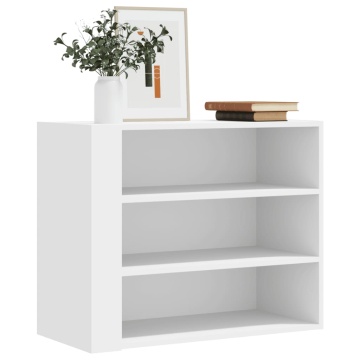 Dulap de perete, alb, 75x35x60 cm, lemn prelucrat - Img 1