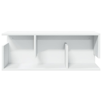 Dulap de perete, alb, 80x20x30 cm, lemn prelucrat - Img 4