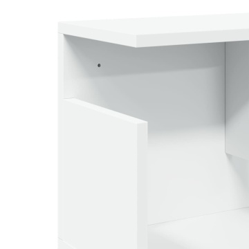 Dulap de perete, alb, 80x20x30 cm, lemn prelucrat - Img 6