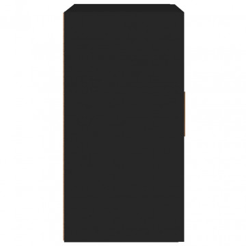 Dulap de perete, negru, 60x30x60 cm, lemn prelucrat - Img 5