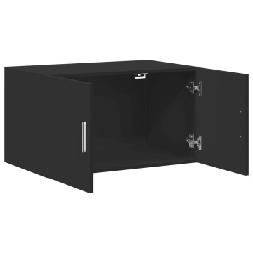 Dulap de perete, negru, 70x42,5x40 cm, lemn compozit - Img 6