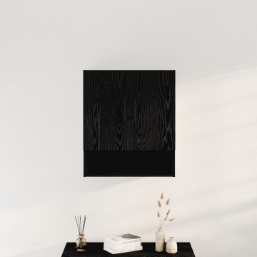 Dulap de perete Negru Stejar 60x31x70 cm Lemn compozit - Img 4