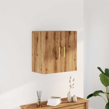 Dulap de perete, stejar artizanal, 60x31x60 cm, lemn prelucrat - Img 3