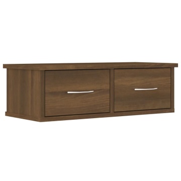 Dulap de perete, stejar maro, 60x26x18,5 cm, lemn prelucrat - Img 2