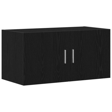 Dulap de perete Stejar negru 80x39x40 cm Lemn prelucrat - Img 2