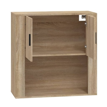 Dulap de perete, stejar sonoma, 80x33x80 cm, lemn prelucrat - Img 4