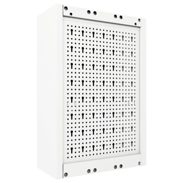 Dulap de scule de perete, gri & negru, metal, stil industrial - Img 4