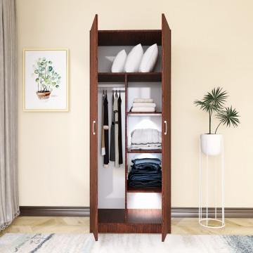 Dulap Depozitare RIO, Culoare Wenge, 200x100x50cm, Material PAL 18mm - Img 4