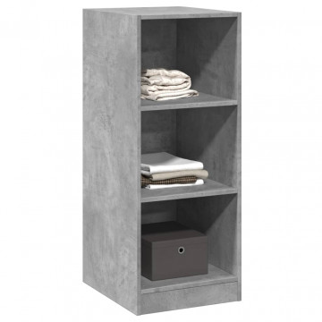 Dulap, gri beton, 48x41x102 cm, lemn prelucrat - Img 4