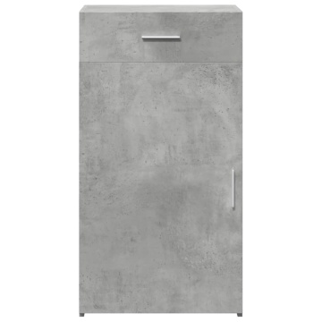 Dulap, gri beton, 50x42,5x93 cm, lemn prelucrat - Img 4