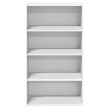 Dulap înalt, alb, 70x41x124 cm, lemn prelucrat - Img 4