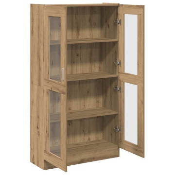 Dulap înalt, stejar artizanal, 82,5x30,5x150 cm, lemn prelucrat - Img 6