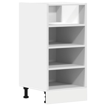 Dulap inferioară alb 40x44,5x81,5 cm lemn prelucrat - Img 2