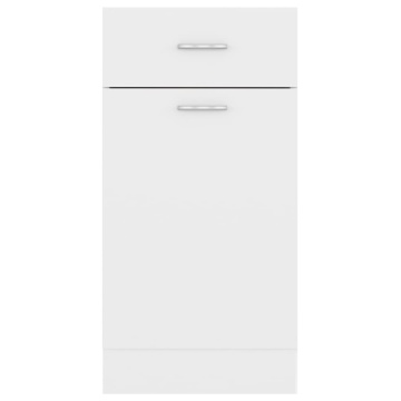 Dulap inferior cu sertar, alb, 40 x 46 x 81,5 cm, PAL - Img 6