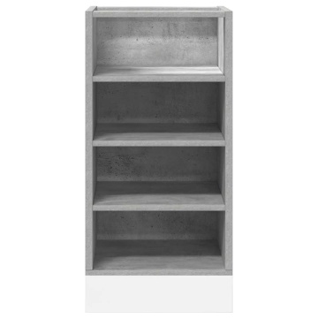 Dulap inferior, gri beton, 40x44,5x81,5 cm, PAL - Img 4
