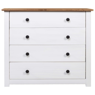 Dulap lateral, alb, 80 x 40 x 73 cm, gama pin de Panama - Img 2