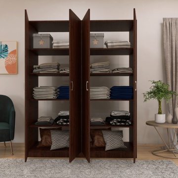 Dulap Milano cu 4 usi, 200x160x40, Culoare Wenge, din Pal de 18 mm - Img 3